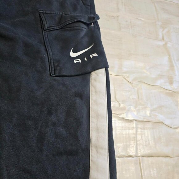 large Nike Air black and white sweatpants - Picture 2 of 4